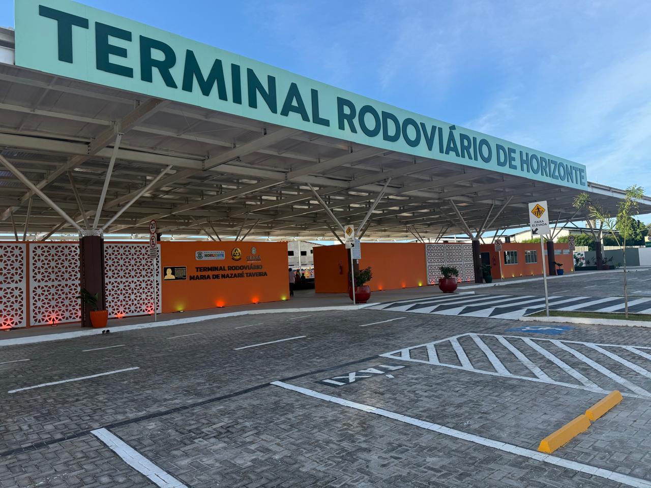 Construção do Terminal Rodoviário de Horizonte